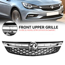 Sort Krom Front Kofanger Grill til Opel Astra K 2015-2019 Facelift