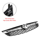 Sort Krom Front Kofanger Grill til Opel Astra K 2015-2019 Facelift