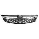 Parrilla de parachoques delantero cromada negra para Opel Astra K 2015-2019 Facelift