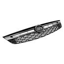 Parrilla de parachoques delantero cromada negra para Opel Astra K 2015-2019 Facelift