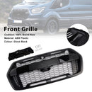 Jäähdyttimen säleikkö Ford Transitille 05.2019 alkaen Raptor look etusäleikkö Laadukas ABS-muovi kiiltävä musta