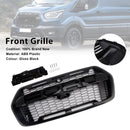 Kühlergrill für Ford Transit ab Baujahr 05.2019 Raptor Look Frontgitter Hochwertiger ABS-Kunststoff Glanzschwarz