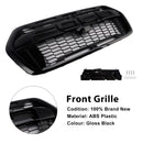 Kühlergrill für Ford Transit ab Baujahr 05.2019 Raptor Look Frontgitter Hochwertiger ABS-Kunststoff Glanzschwarz