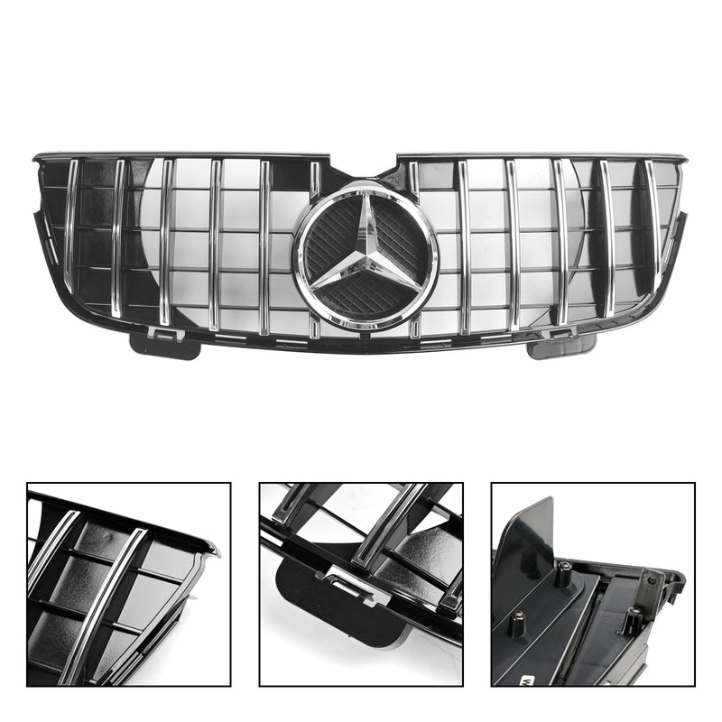 GT frontgrill til Mercedes Benz GL-Klasse X164 2007-2009, krom