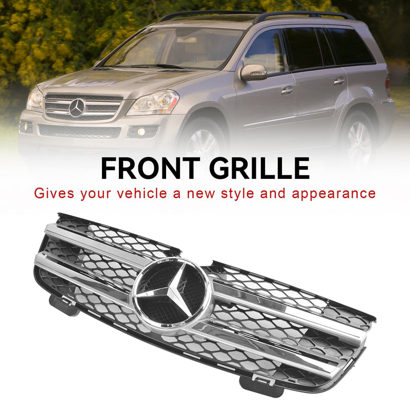 2010-2012 Mercedes Benz GL-klass X164 GL350 frontgrill krom