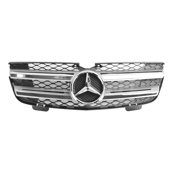 Främre stötfångargrill Passar Mercedes Benz GL Klass X164 2007-2009 Krom