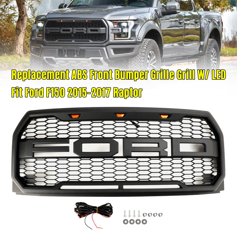 2015 2017 Ford F150 Raptor Style w/LED -korvaava etulattiavarsi