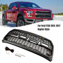 2015–2017 Ford F150 Raptor Style com grade de substituição de substituição LED