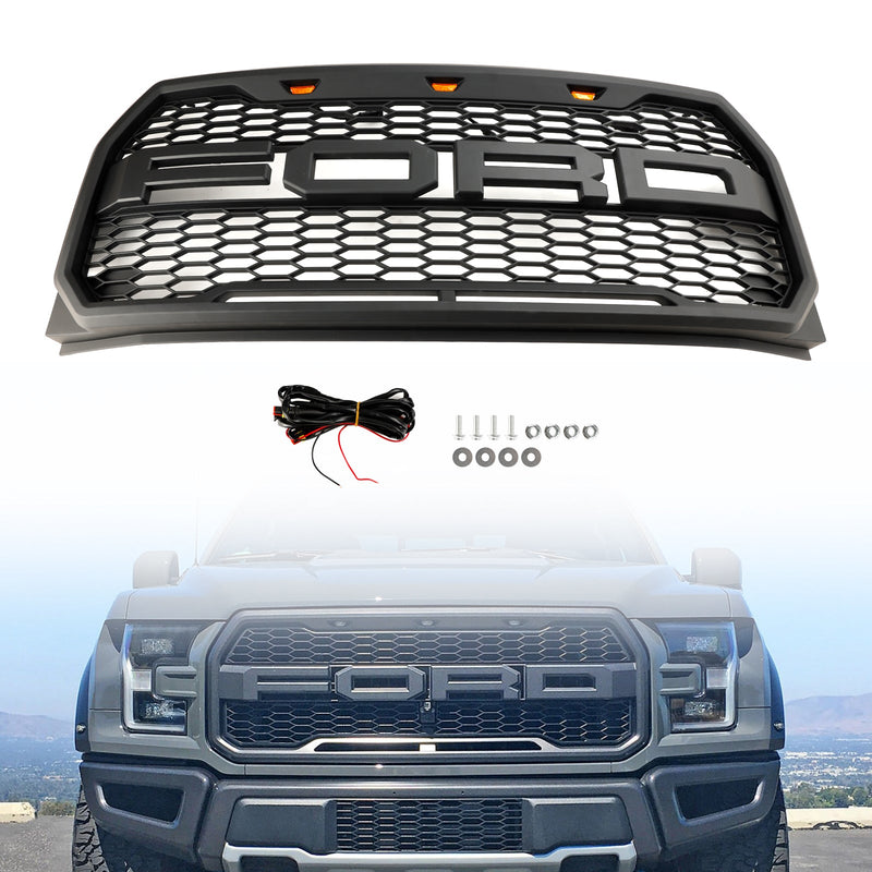 2015 2017 Ford F150 Raptor Style w/LED -korvaava etulattiavarsi