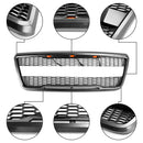 Raptor Stil Front Mesh Hauben Grill Passend für Ford F150 2004-2008 mit LED