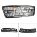 Raptor Stil Front Mesh Hauben Grill Passend für Ford F150 2004-2008 mit LED