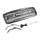 Raptor Stil Front Mesh Hauben Grill Passend für Ford F150 2004-2008 mit LED