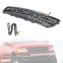 1999–2003 Ford F150 mit LED-Raptor-Stil, mattschwarz, Frontgrill mit Wabenstruktur