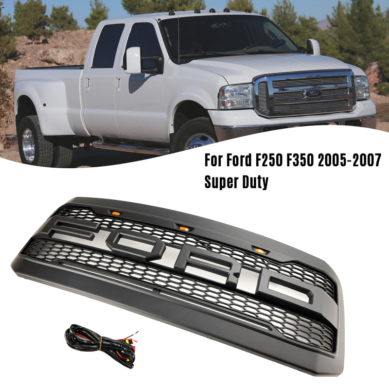 2005–2007 Ford F250 F350 Super Duty LED-etukerroksen baariristeellä