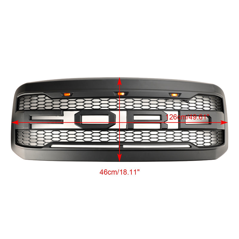 2005–2007 Ford F250 F350 Super Duty LED-etukerroksen baariristeellä