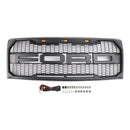 Mřížka předního nárazníku Raptor Style s LED pro Ford F150 2009-2014 černá