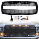 Frontstoßstangengrill im Raptor-Stil, glänzend schwarz, passend für Ford F150 2009-2014
