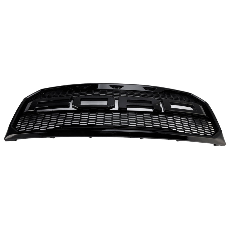 Frontstoßstangengrill im Raptor-Stil, glänzend schwarz, passend für Ford F150 2009-2014