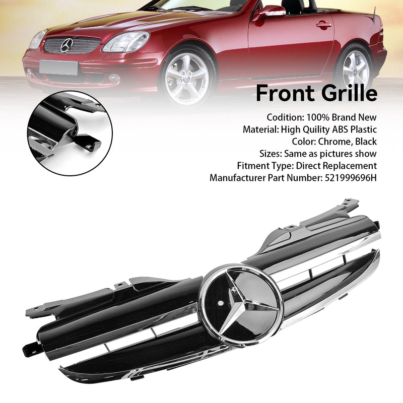 1998-2004 Mercedes Benz SLK Klasse R170 SLK 320 SLK 230 SLK 200 Front støtfangergitter