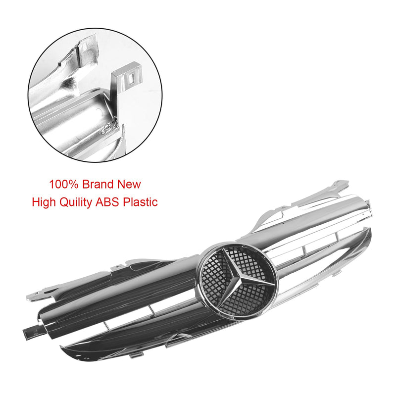 1998-2004 SLK klasse R170 SLK 320 SLK 230 SLK 200 Mercedes Benz frontstøtfangergitter