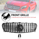Mercedes Benz GLA W156 X156 Frontgrill Kühlergrill Facelift Schwarz 2017-2019
