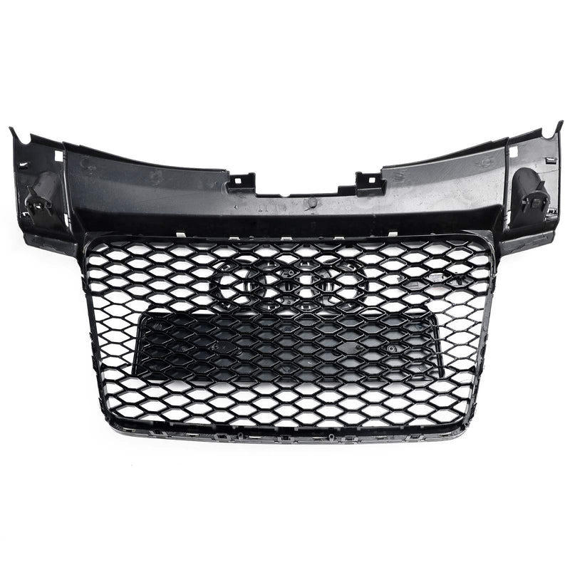 2006-2014 Audi TT TTS RS Style Front Honeycomb Grill Grill Gloss Black