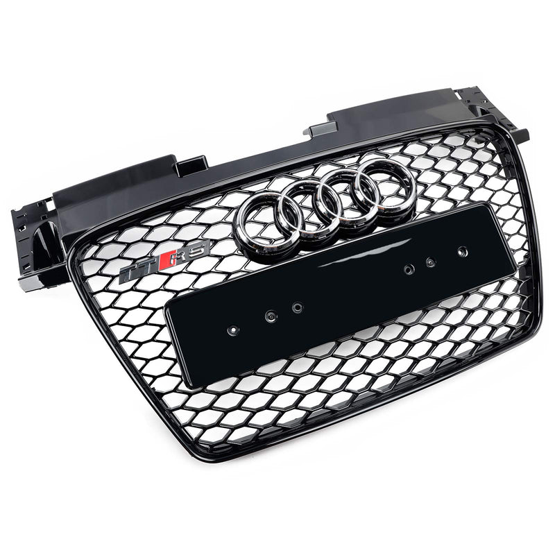 2006-2014 Audi TT TTS RS Style främre bikakegaller Grill glans svart