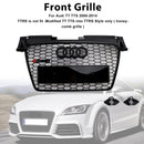 2006–2014 Audi TT TTS RS Style Front Honeycomb Grill Grille Black Shiny