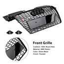 2006–2014 Audi TT TTS RS Style Front Honeycomb Grill Grille Black Shiny