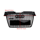 2006–2014 Audi TT TTS RS Style Front Honeycomb Grill Grille Black Shiny