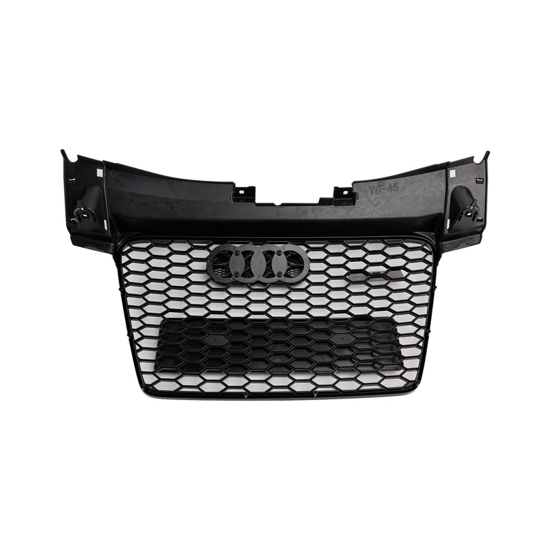 2006–2014 Audi TT TTS RS Style Front Honeycomb Grill Grille Black Shiny