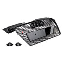 2006–2014 Audi TT TTS RS Style Front Honeycomb Grill Grille Black Shiny