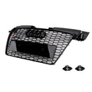 2006–2014 Audi TT TTS RS Style Front Honeycomb Grill Grille Black Shiny