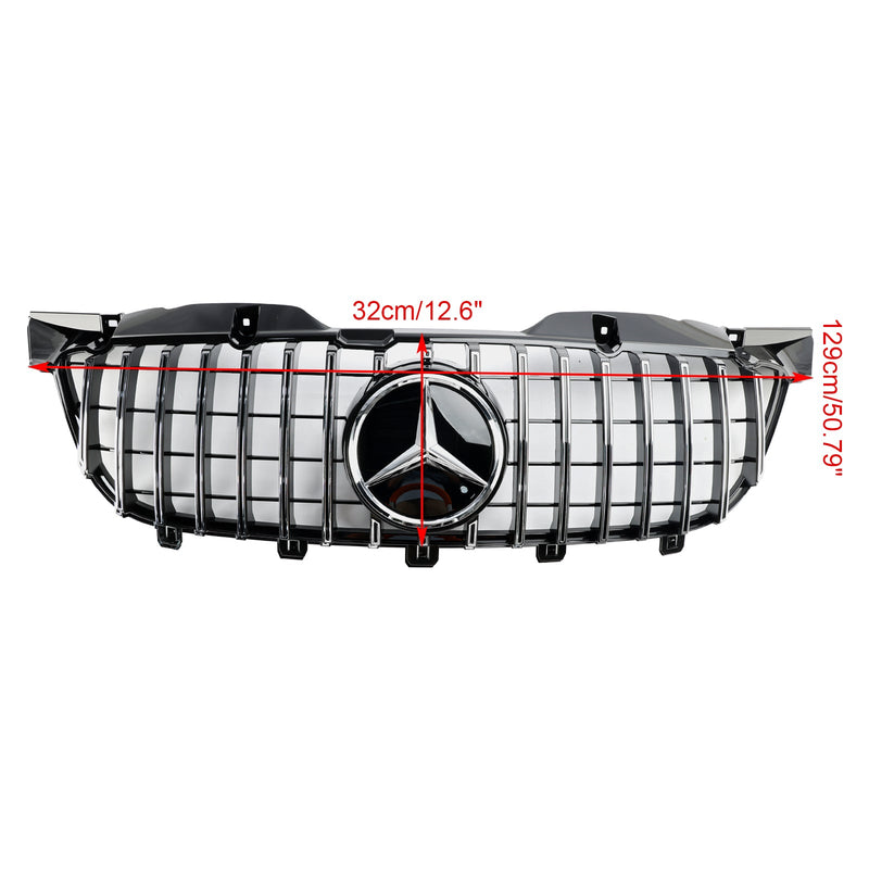 2006-2013 Mercedes Benz Sprinter W906 Front Bumper Grill Chrome