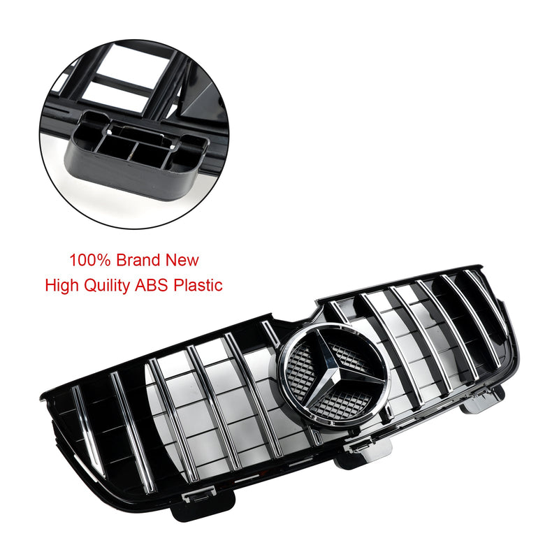 2010-2012 Mercedes-Benz GL X164 GL450 GL500 etupuskurin säleikkö kromi