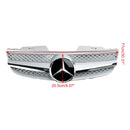 2007-2008 Mercedes Benz R230 SL550 SL600 1 Fin Star přední nárazník Horní mřížka