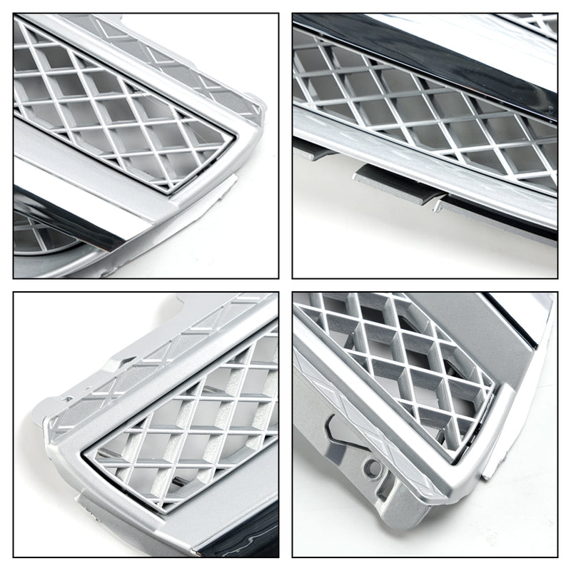 2007-2008 Mercedes Benz R230 SL550 SL600 1 Fin Star Front Bumper Øvre Grill