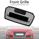 2016-2018 Audi A7 C7 S7 RS7 Style Honeycomb främre stötfångargaller svart
