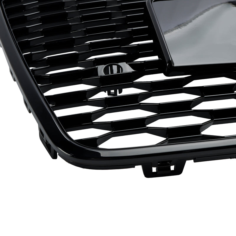 2016–2018 Audi A7 C7 S7 RS7 Stil Waben Kühlergrill für Frontstoßstange, Schwarz