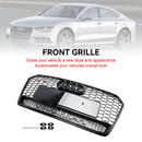 2016–2018 Audi A7 C7 S7 RS7 Stil Waben Front stoßstangen Grill Grille schwarz