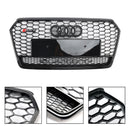 2016–2018 Audi A7 C7 S7 RS7 Stil Waben Front stoßstangen Grill Grille schwarz