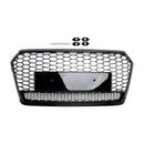2016-2018 Audi A7 C7 S7 RS7 Style Honeycomb Front Bumper Grill Grille Svart