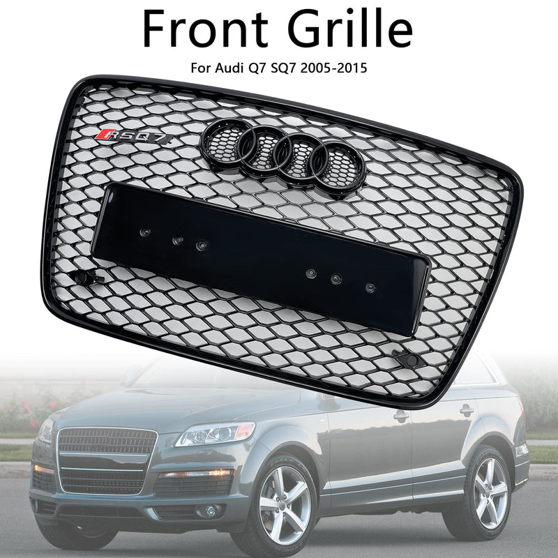 2005-2015 Audi Q7 Kühlergrill schwarz glänzend für Frontstoßstange