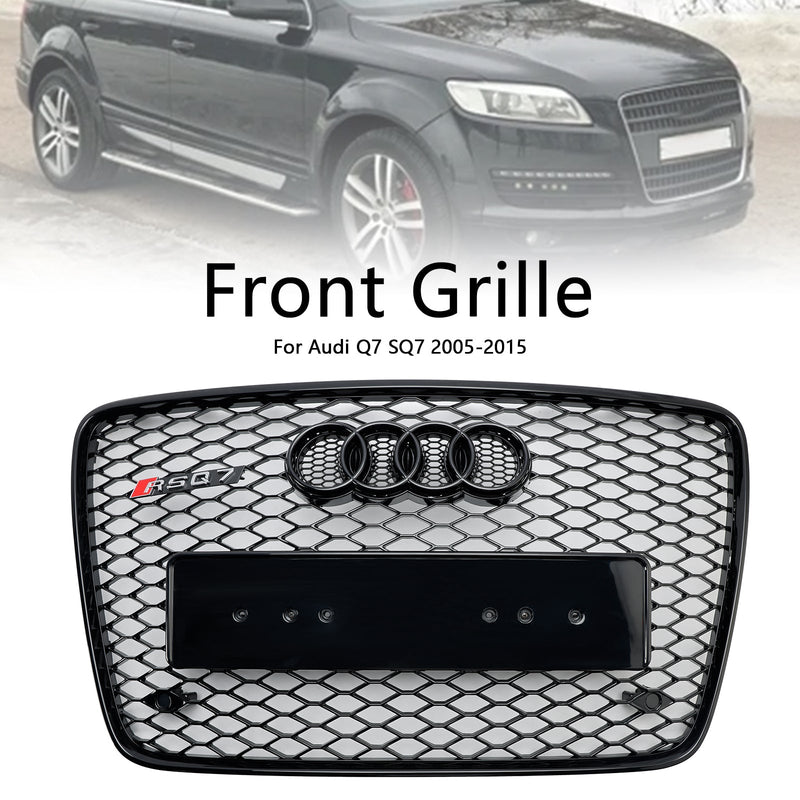 2005-2015 Audi Q7 Radiatorgitter blank svart for støtfanger foran