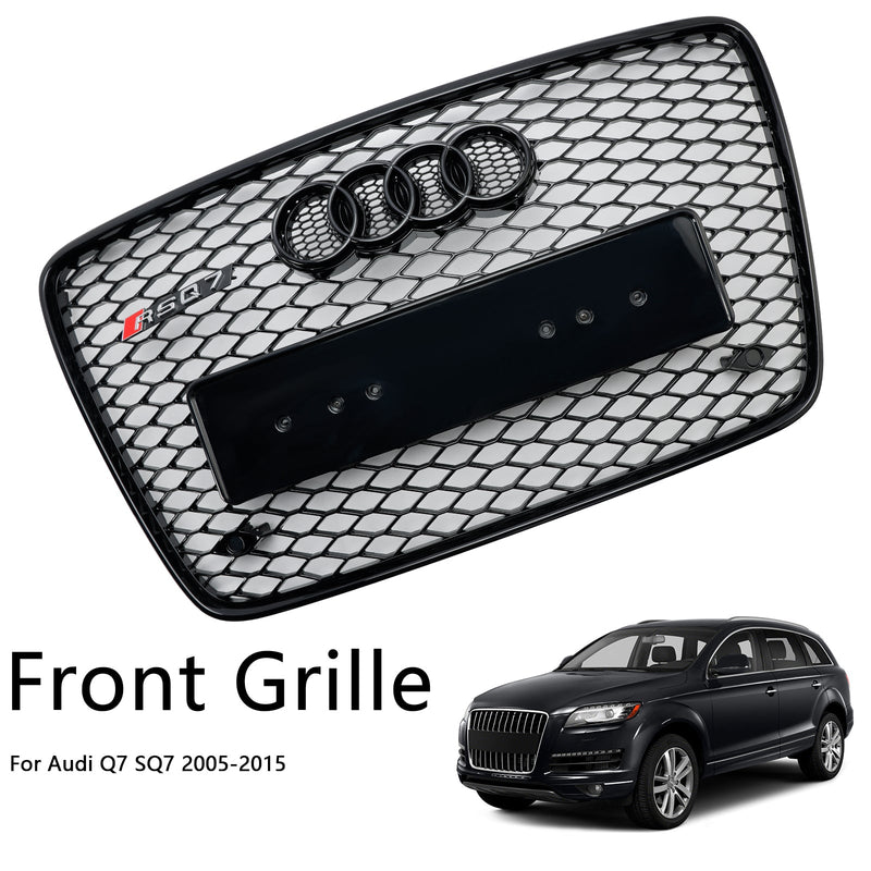 2005-2015 Audi Q7 Radiatorgitter blank svart for støtfanger foran