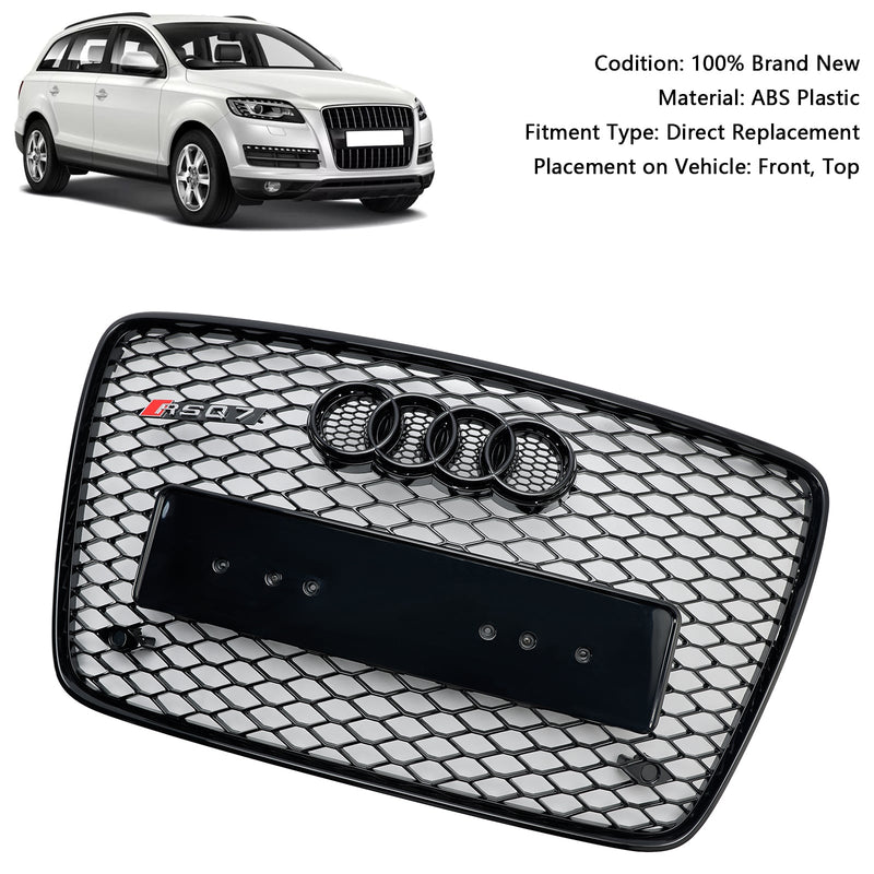 2005-2015 Audi Q7 Kühlergrill schwarz glänzend für Frontstoßstange