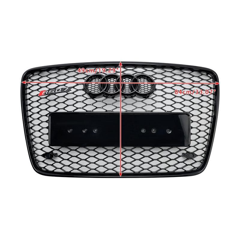 2005-2015 Audi Q7 Kühlergrill schwarz glänzend für Frontstoßstange