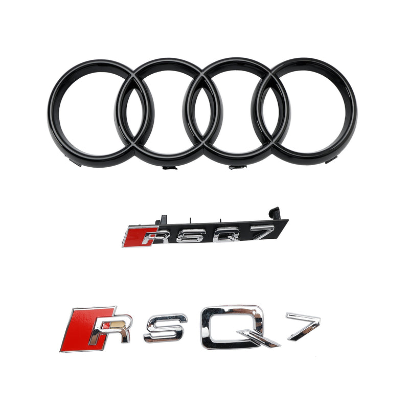 2005-2015 Audi Q7 Kühlergrill schwarz glänzend für Frontstoßstange