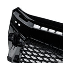 RS3 Style Frontgrill für Audi A3 8P 2008 2009 2010 2011 2012 2013 - Wabengitter schwarz glänzend