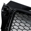 RS3 Style Frontgrill für Audi A3 8P 2008 2009 2010 2011 2012 2013 - Wabengitter schwarz glänzend